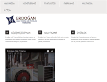 Tablet Screenshot of erdoganhaliyikama.com
